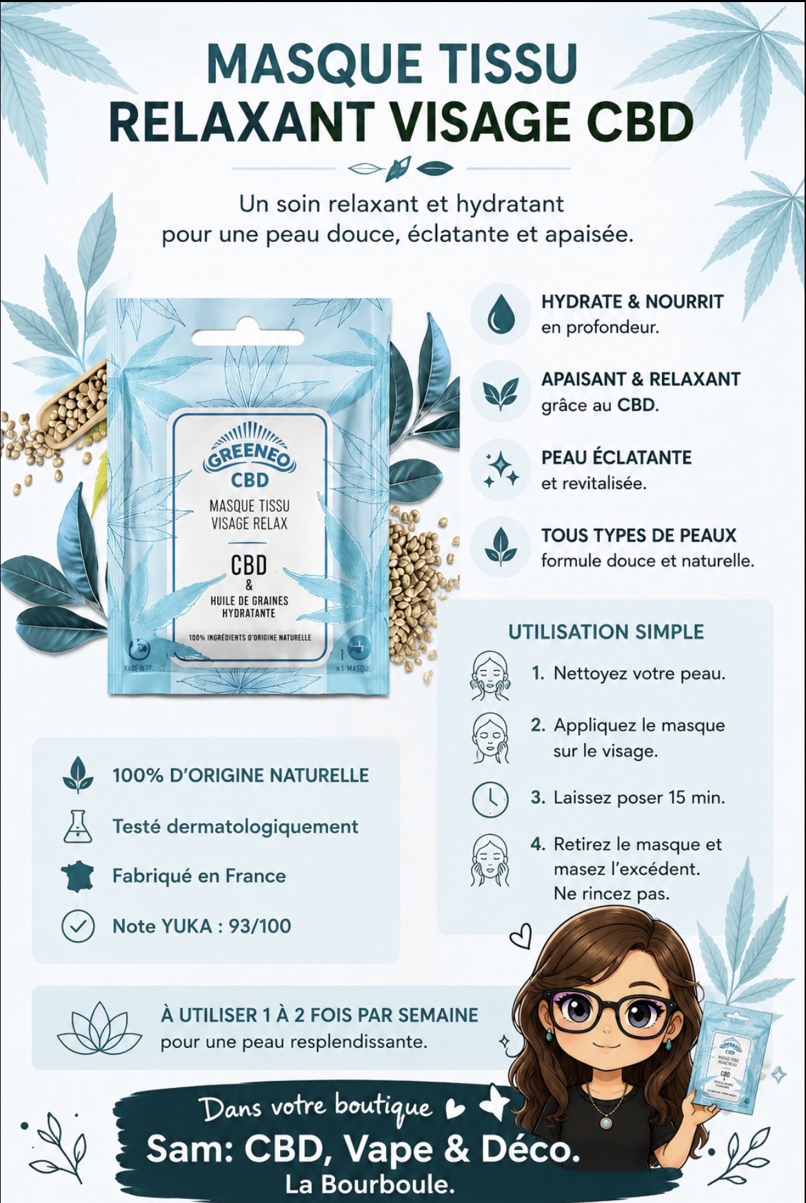 Masque Tissu Relaxant